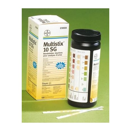 Bandelettes urinaire  réactives Multistix 10 SG 